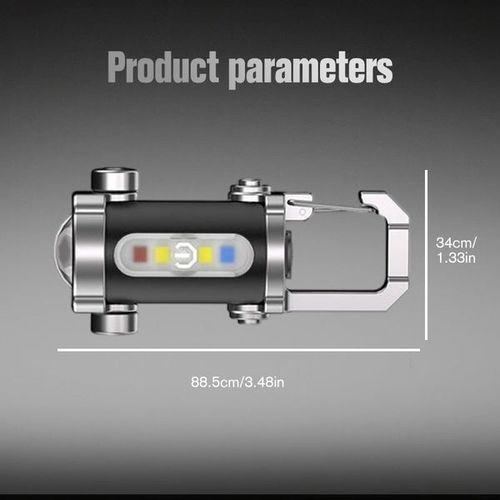 🔥🔥Portable Rechargeable Bright Keychain Flashlight🔥🔥