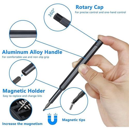 One Screwdriver to Fix Your Camera, Phone, Glasses, and Kids Toy Cars No More Junk Drawer Clutter