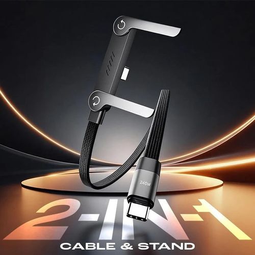 Hate Holding Your Phone While It Charges? This Foldable Stand Sets You Free