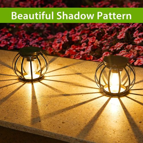 Metal hanging solar light outdoor light