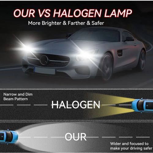 Y6D lens high and low beam integrated suitable for car and motorcycle H4 universal headlight LED headlight super bright spotlight