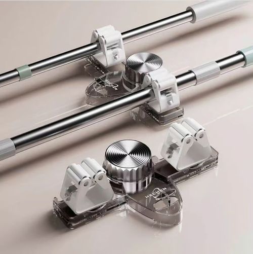 Creative Suction Cup Mop Clamp