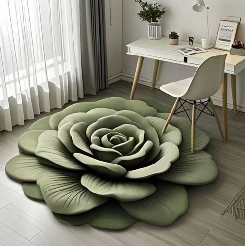 Tapis de sol Floral Plush &amp; Diatomaceous Earth