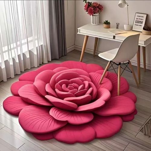Tapis de sol Floral Plush &amp; Diatomaceous Earth