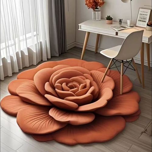 Tapis de sol Floral Plush &amp; Diatomaceous Earth