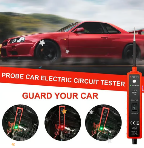 🎁Car Electric Circuit Tester, 6-24V DC Automotive Multifunctional Drive Test Pen, Car Short Circuit Open Circuit Leakage Detection Tool