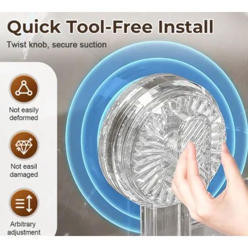 Universal Removable Faucet Storage Rack