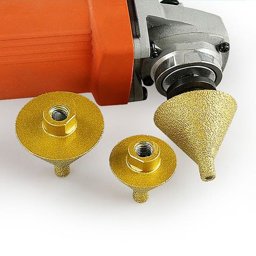 38mm, 50mm M10  combination angle grinder diamond chamfer drill bit punching expansion tile ceramic bevel hole trimming thread drill bit