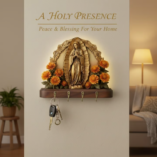 Our Lady of Perpetual Help Wall Key Holder