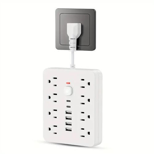 14-in-1 power socket - with overload protection and one-touch control switch
