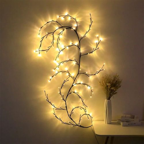 🌟🌿 7.5Ft LED Willow Vine Lights – Enchant Your Space with Soft, Magical Glow 🌿🌟