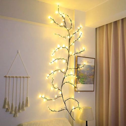 🌟🌿 7.5Ft LED Willow Vine Lights – Enchant Your Space with Soft, Magical Glow 🌿🌟