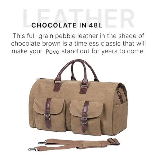 🧳 THE CONVERTIBLE DUFFLE GARMENT LUGGAGE（With wheels）