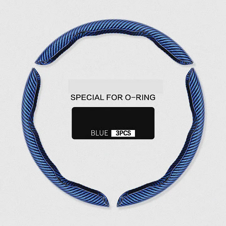 Universal Laser Carbon Fiber Pattern Steering Wheel Cover