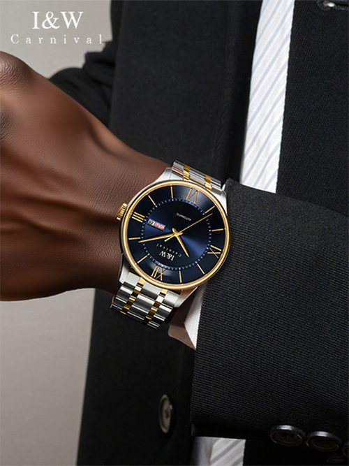 High Quality Custom Stainless Steel Luxury Quartz Watch for Men Luminous Wristwatch Mechanical Fashionable Classic Design Made