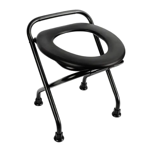 Fold-able Portable Bedpan Chair Elderly Nursing Folding Toilet Commode Chair