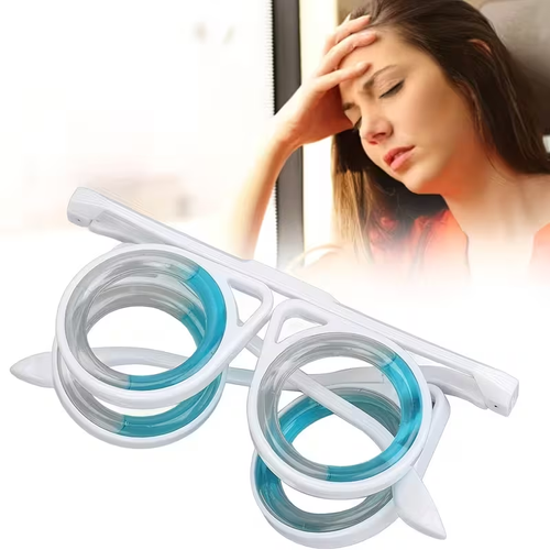 Technology Anti-motion Sickness Boat Aircraft Lens-free Portable Folding Adult Liquid Glasses Goggles