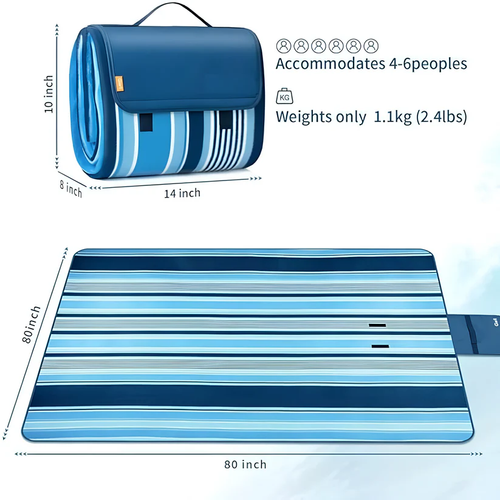 🔥🔥🔥 Oxford cloth picnic mat, thickened, portable, moisture-proof, waterproof beach mat, camping ground mat, picnic mat