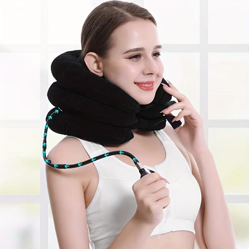 Cervical Traction Apparatus, Three-Tier Cervical Traction Tool, Cervical Traction Equipment, Alleviates Neck Discomfort And Enhances Posture.