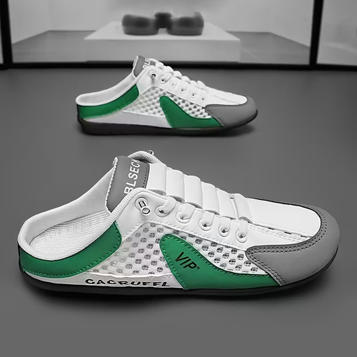 Men's Fashion Multi-Function Slip-On Casual Shoes - Slip-Resistant Durable Sports Sandals, Breathable Fabric Lining, PU Upper, Navy - Suitable for Indoor, Vacation, and Daily Wear