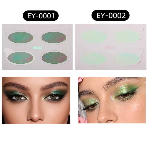 2 Sheets Eye Shadow Paste Party Eye Makeup Color Tattoo Paste
