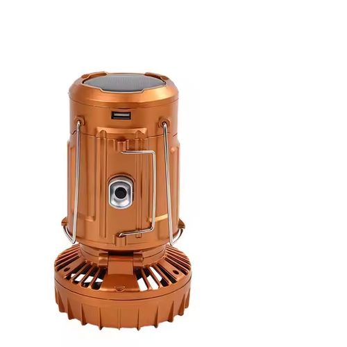 DC Rechargeable Solar AAA Dry Battery Powerbank Pull up Light up Fan LED Camping Light