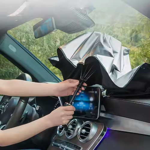 Car Sunshade Umbrella UV Protection Car Umbrella Tents Portable Car Window Solar Sunshade Umbrella