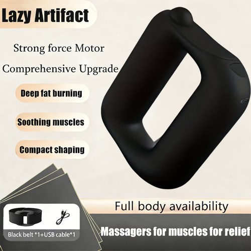 Fascia Ring Massager 5 Applications, 5 Modes, 5 Frequencies - Fully Upgraded Multifunctional Fascia Ring Massager | Portable And Convenient - Includes Adjustable Back Support Strap - Suitable for Waist, Legs And Full-body Use - The Perfect Gift!