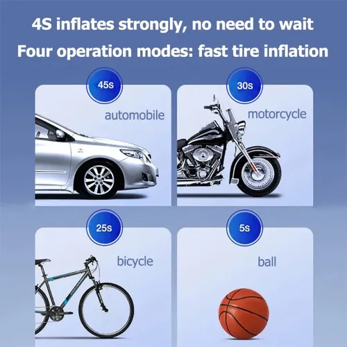 Portable Air Pump Wireless Tyre Inflator