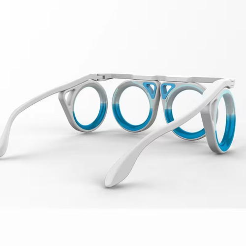 Technology Anti-motion Sickness Boat Aircraft Lens-free Portable Folding Adult Liquid Glasses Goggles