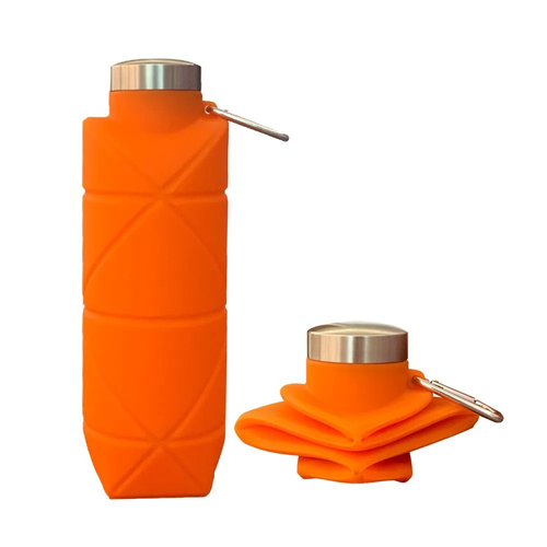 700ML Food Grade Silicone Folding Cup Sports Water Bottles