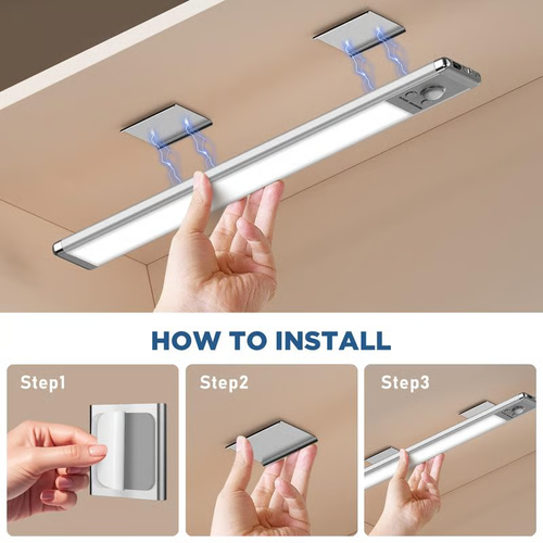 💥 Last Day Promotion!💥🔥LED Rechargeable Motion Sensor Under Cabinet Lights