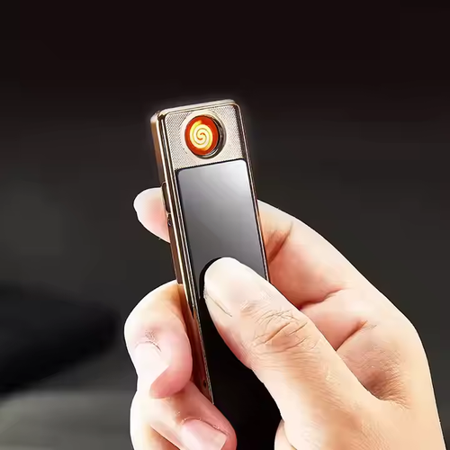 Newest Custom black Flame Heat Wire Mini Electric USB Charging Cigarette Lighter