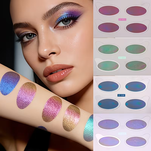 2 Sheets Eye Shadow Paste Party Eye Makeup Color Tattoo Paste