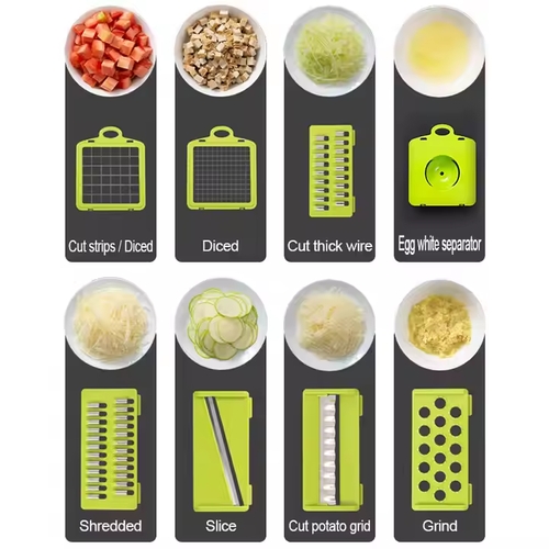Wholesale 16 in 1 Cutter Veggie Chopper Mandoline Fruit Slicer Vegetable Cutter Potato Cutter Slicer Machine Peeler Home Kitchen
