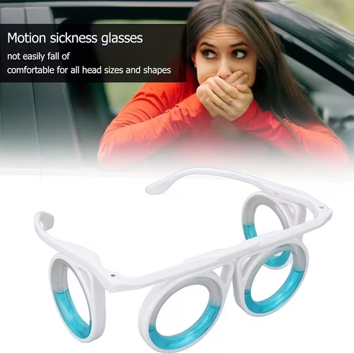 Technology Anti-motion Sickness Boat Aircraft Lens-free Portable Folding Adult Liquid Glasses Goggles