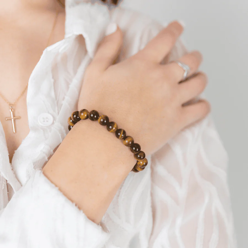 👉Bodhi Tigers Eye Stone Bracelet👍 Courage & Strength 👍 Limited time sale👈
