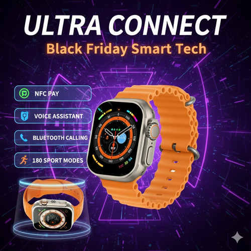 Stylish watch with heart rate SpO2 tracking waterproof design and long battery life