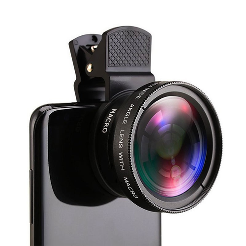 0.45x Ultra - Wide + 12.5x Macro Lens - Universal HD Clip - on Phone Camera Lens: Expand Views, Explore Details!