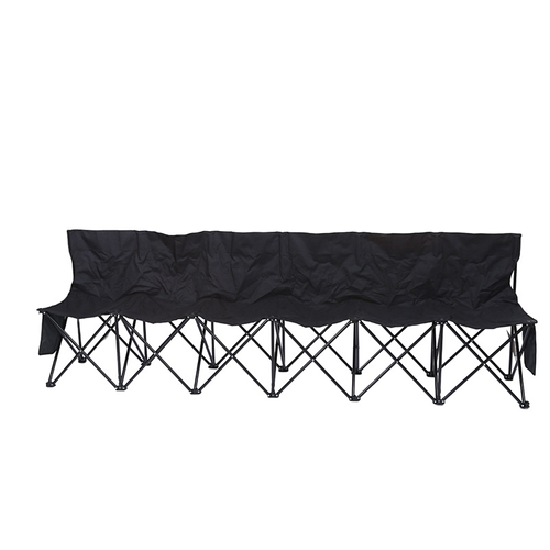 Ghana's Ultimate Outdoor Seating! 4 - 6 Person Foldable Steel Tube Bench - Ideal for Camping, Beach, Concerts & Sports