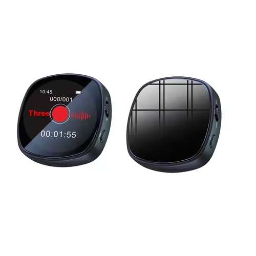 New Era of Recording with Black Tech! Ultra-Long Battery + Smart Voice Control | Noise Reduction Pickup, Built-in Speaker, Effortless Recording & Playback