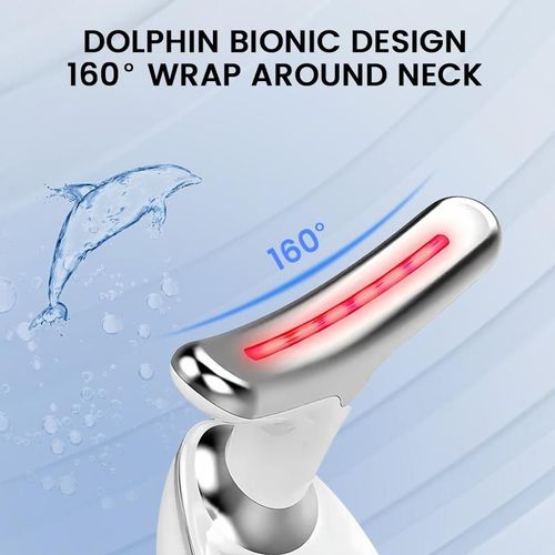Handheld Neck Beauty Device - 3—7 Color Light Skin Rejuvenation Machine, Microcurrent Neck Massager