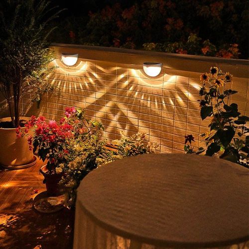 Waterproof Bright Garden Lamps Fence Landscape Solar Outdoor