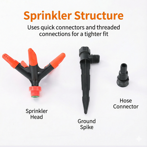 Automatic Sprinkler for Garden, Lawn & Vegetable Patch Irrigation