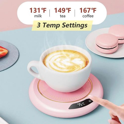 Smart Coffee Warmer Pad - 3 Temperature Settings & 8H Auto Shut-Off