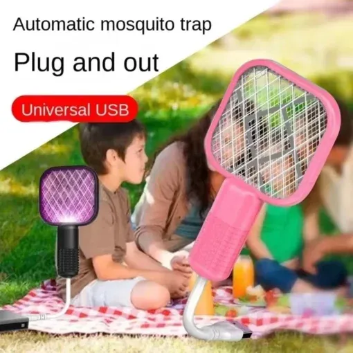 USB Mosquito Swatter Rechargeable Electric Fly Killer