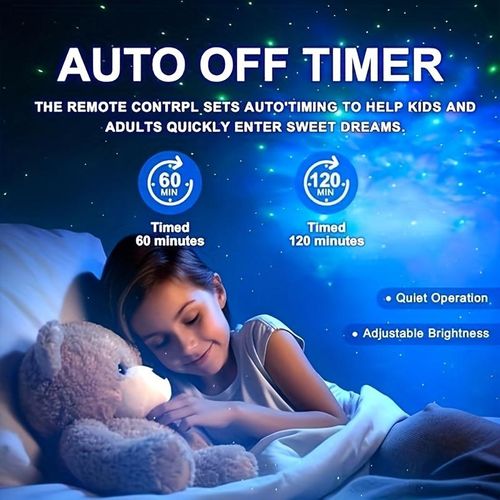 Astronaut Galaxy Star Projector with Remote Control - 180° Rotating Adjustable Nebula Night Light with Timer for Bedroom, Gaming Room & Gifts