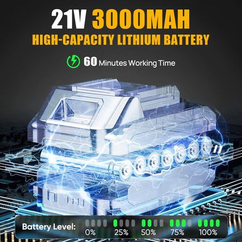 6-Inch Cordless Mini Chainsaw 650W Power, Auto-Oiling – LOVEWE 3000mAh Battery