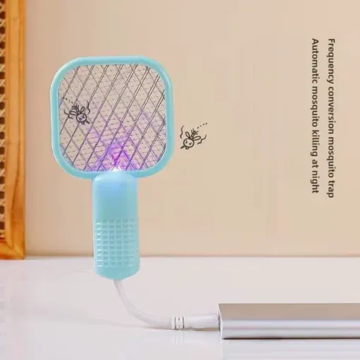 USB Mosquito Swatter Rechargeable Electric Fly Killer