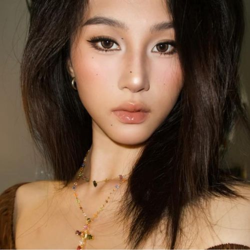 Rainbow Gemstone Cross Necklace - Gold-Tone Beaded Chain Fashion Piece